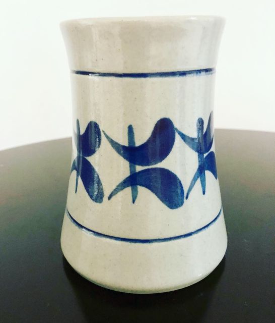 Hessische Kaffeepötte und Teepötte - grau blau