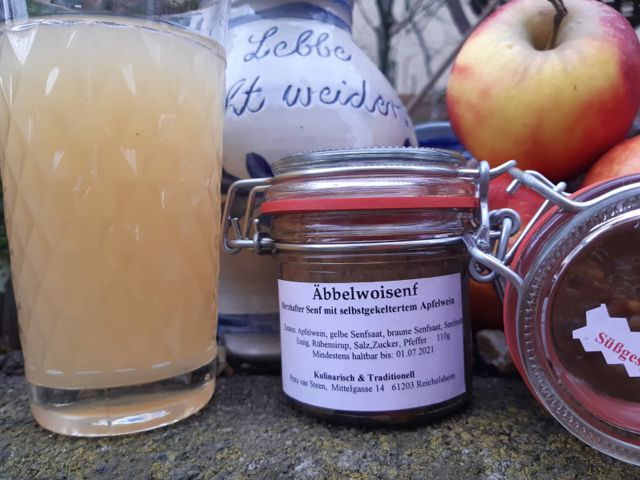 Süßgespritzter Apfelweinsenf #FrankfurtSenf